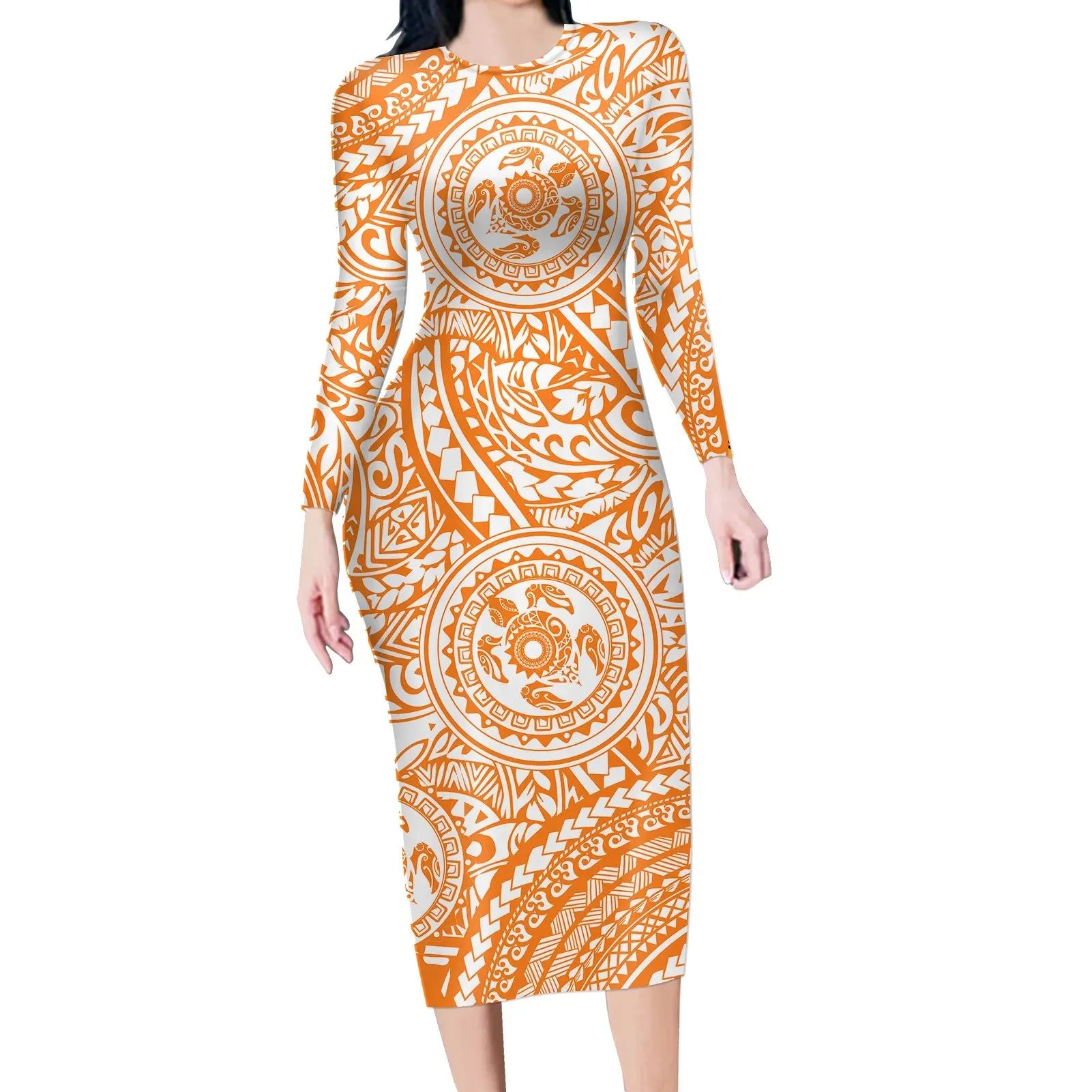 فستان نسائي طويل غير رسمي , Women's long sleeveless dress