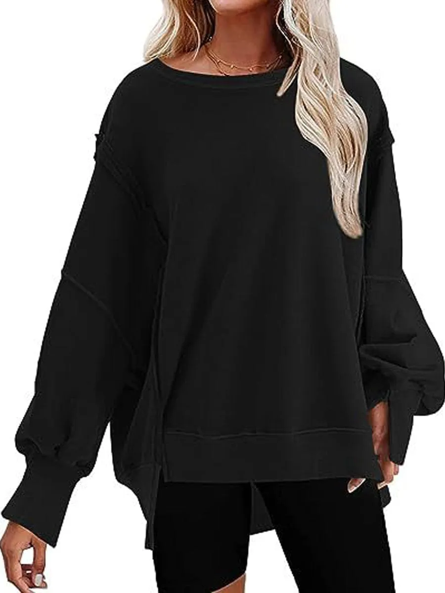 Autumn-Winter Mock Neck Sweater