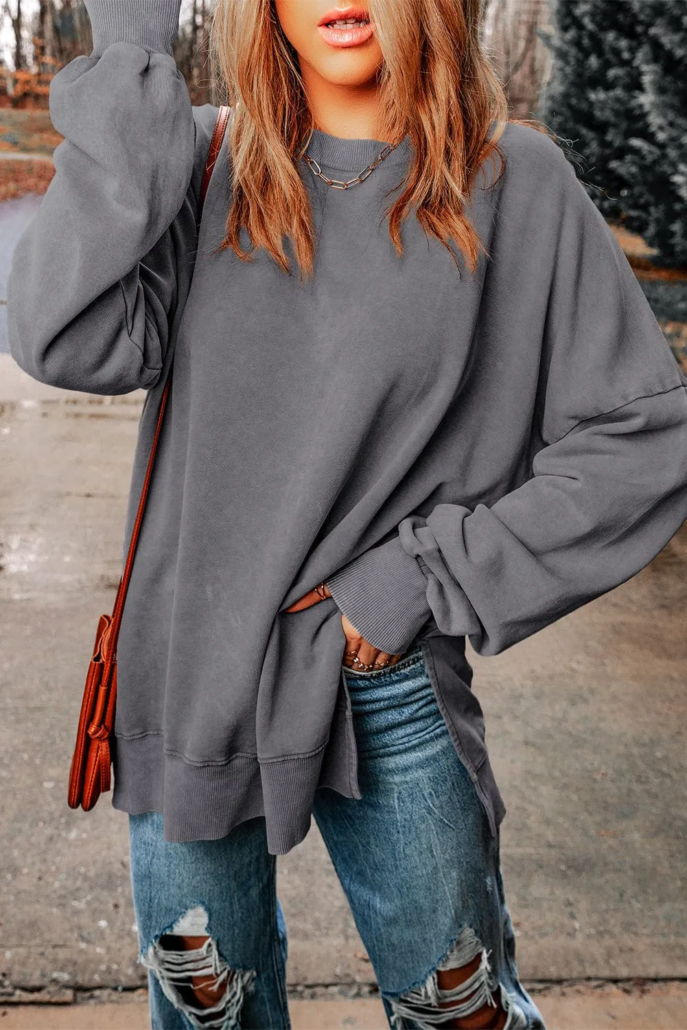 Autumn-Winter Mock Neck Sweater