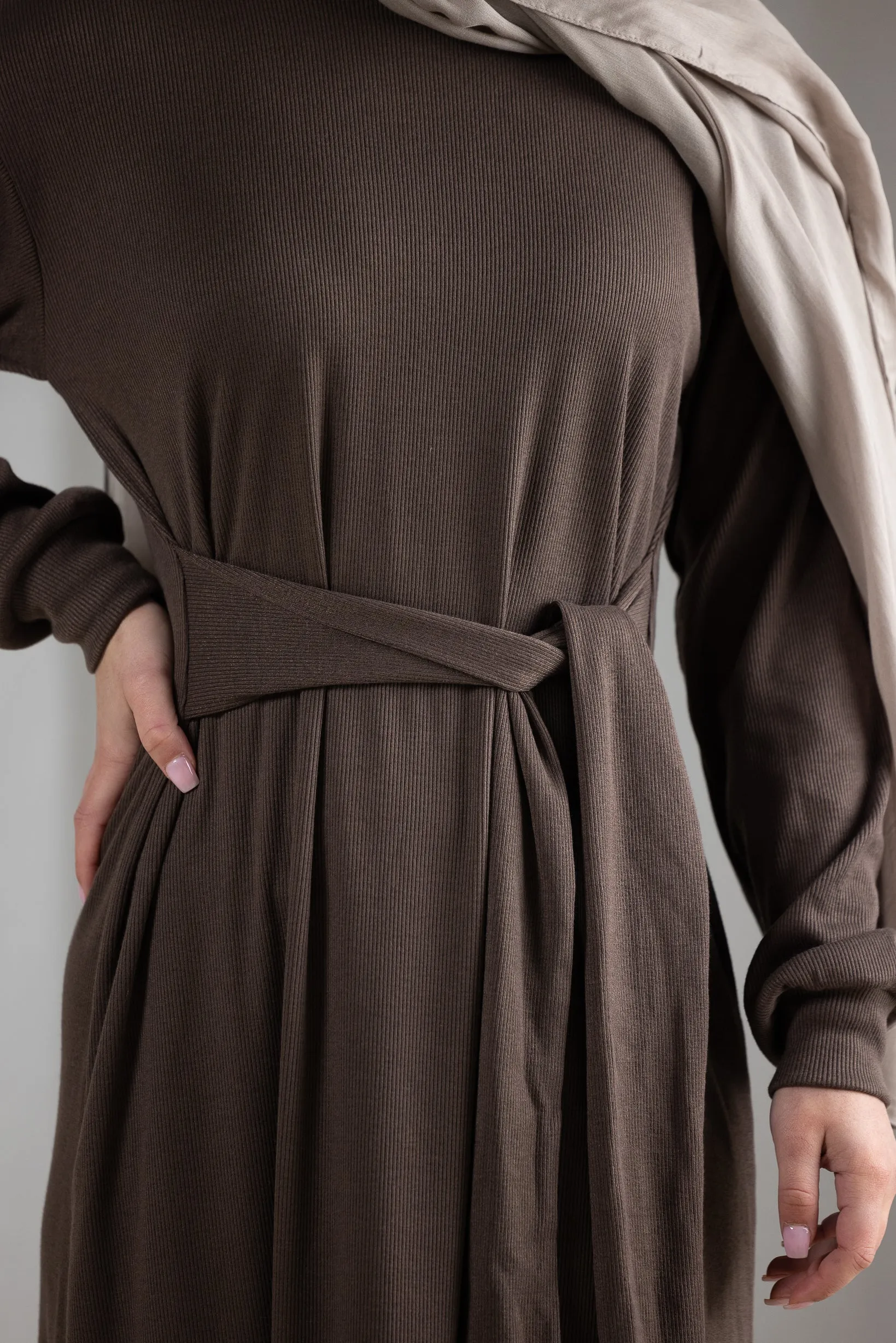 Azeema Waist Tie Dress