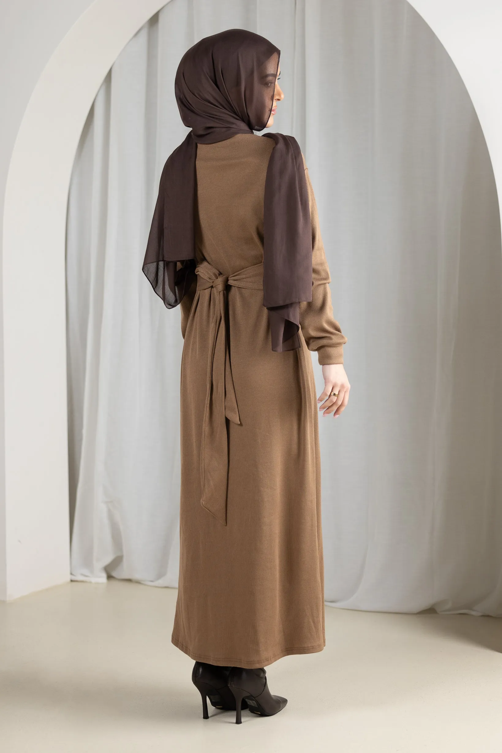 Azeema Waist Tie Dress