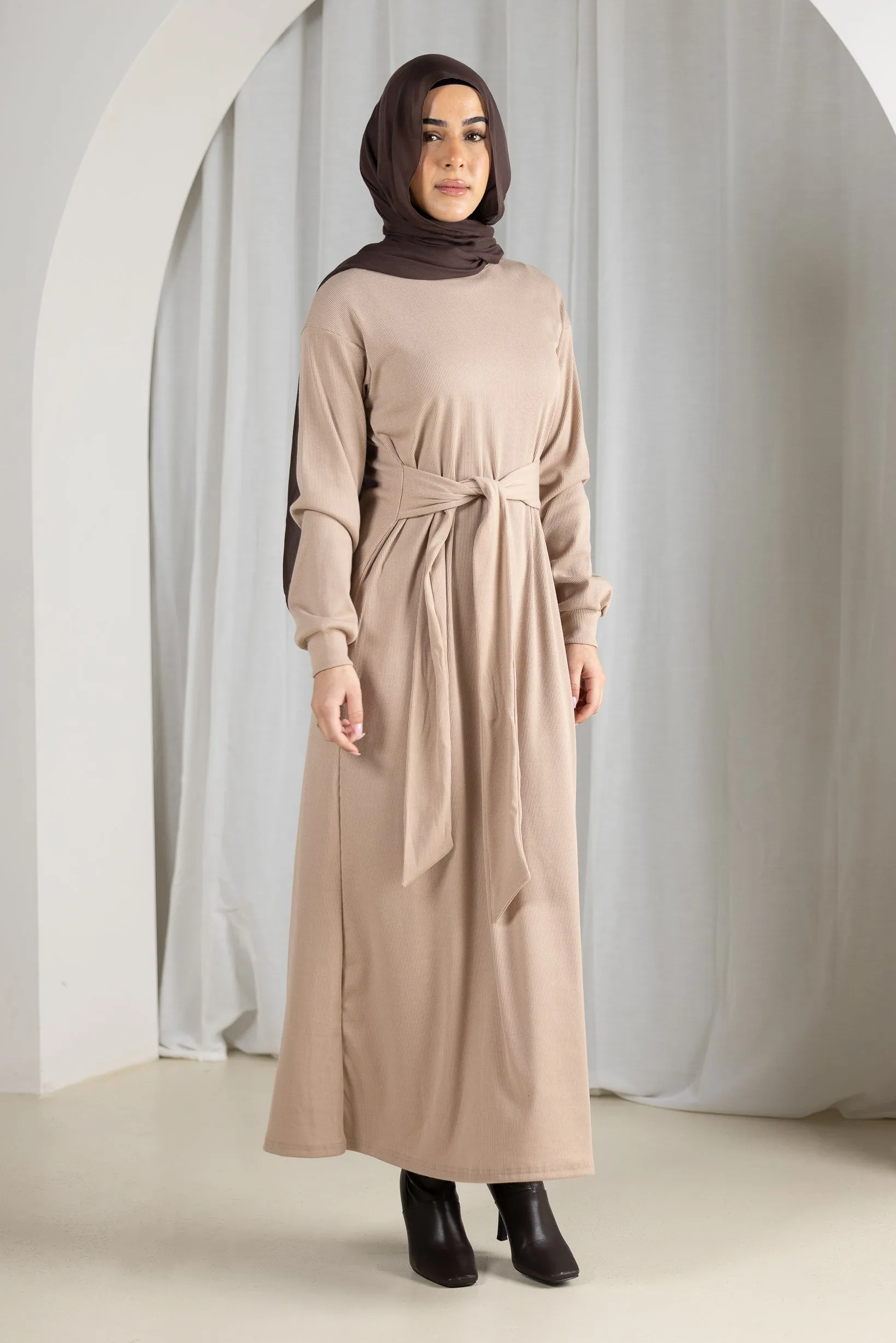 Azeema Waist Tie Dress