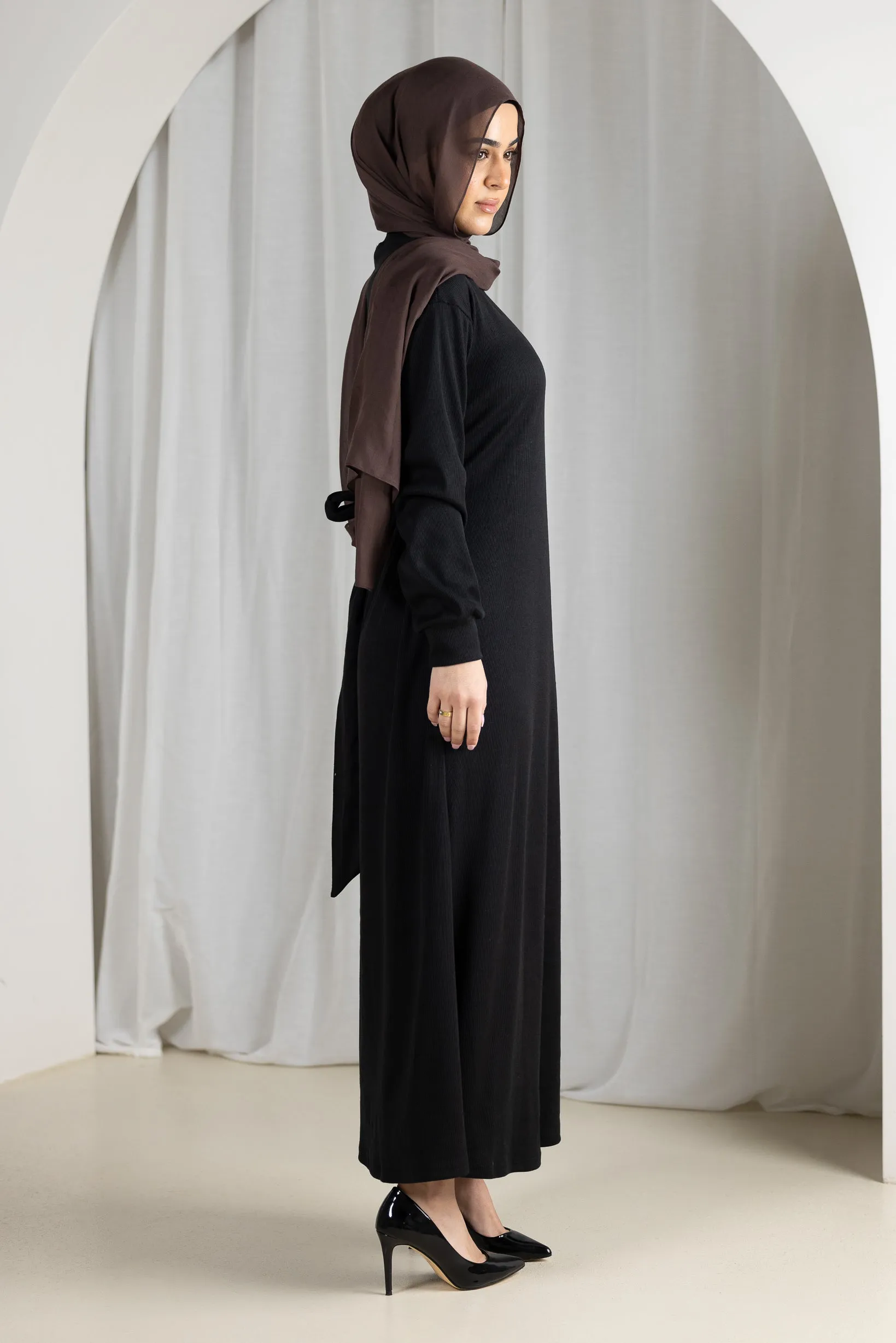 Azeema Waist Tie Dress