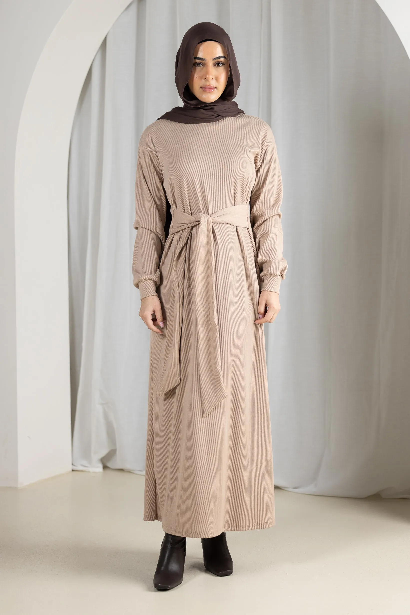 Azeema Waist Tie Dress