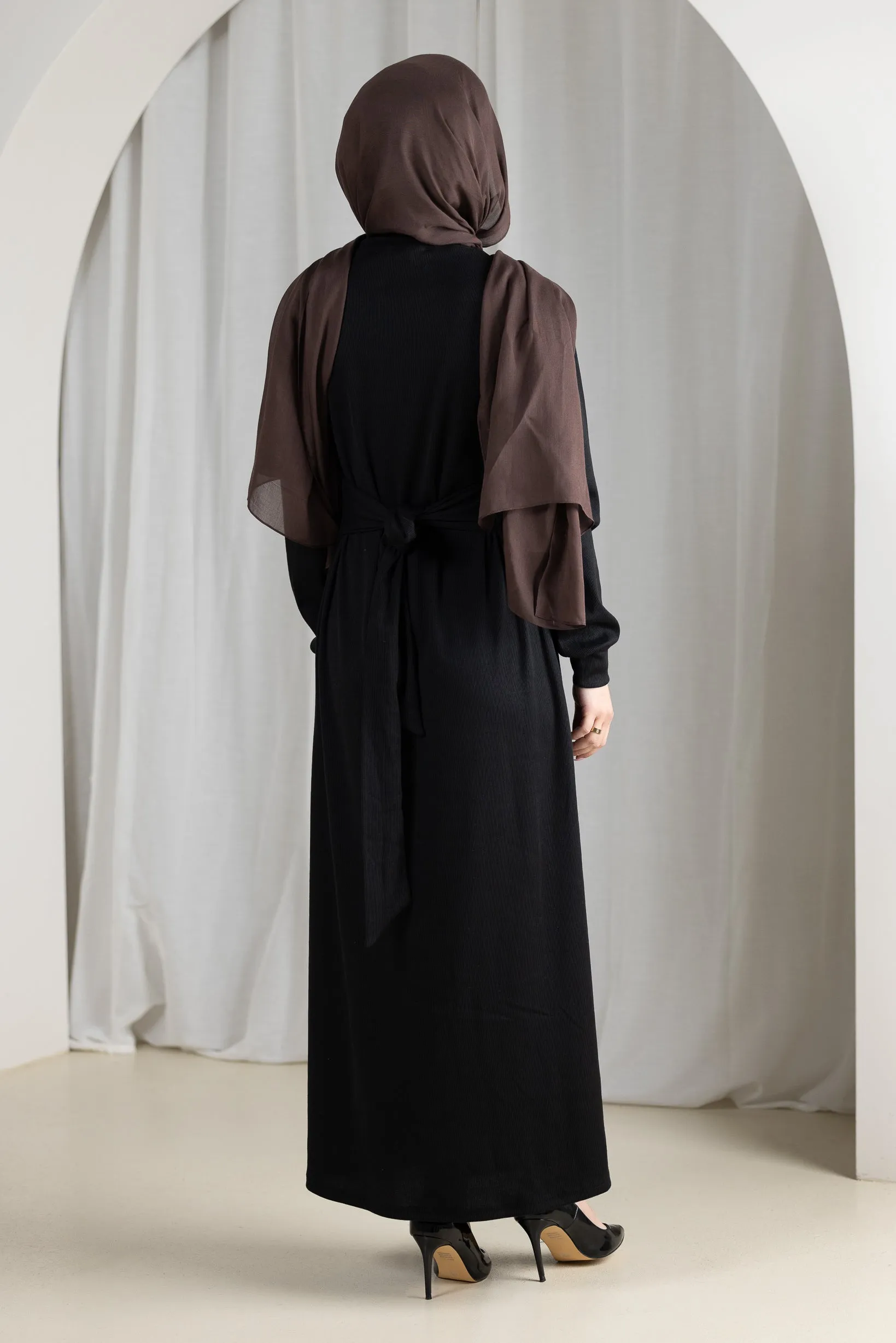 Azeema Waist Tie Dress
