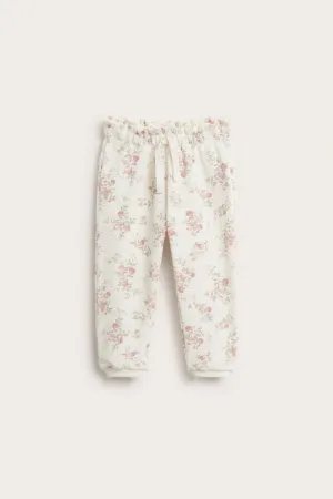 Baby floral joggers