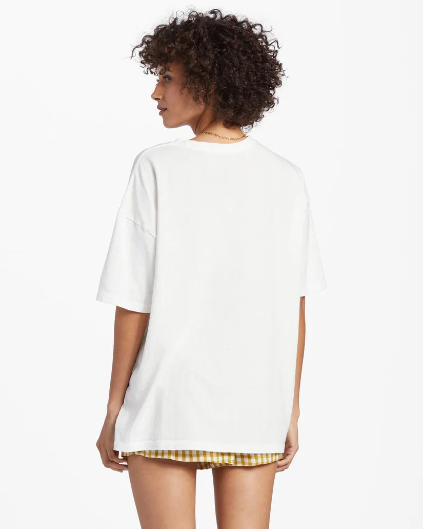 Billabong Wake Up And Stoke Tee-Salt Crystal