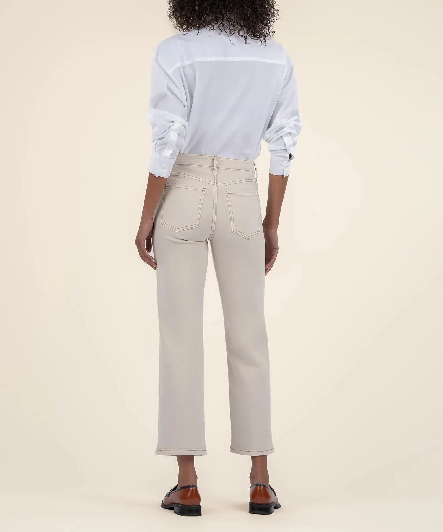 Charlotte High Rise Fab Ab Pants [Ecru-KG1492MA7]