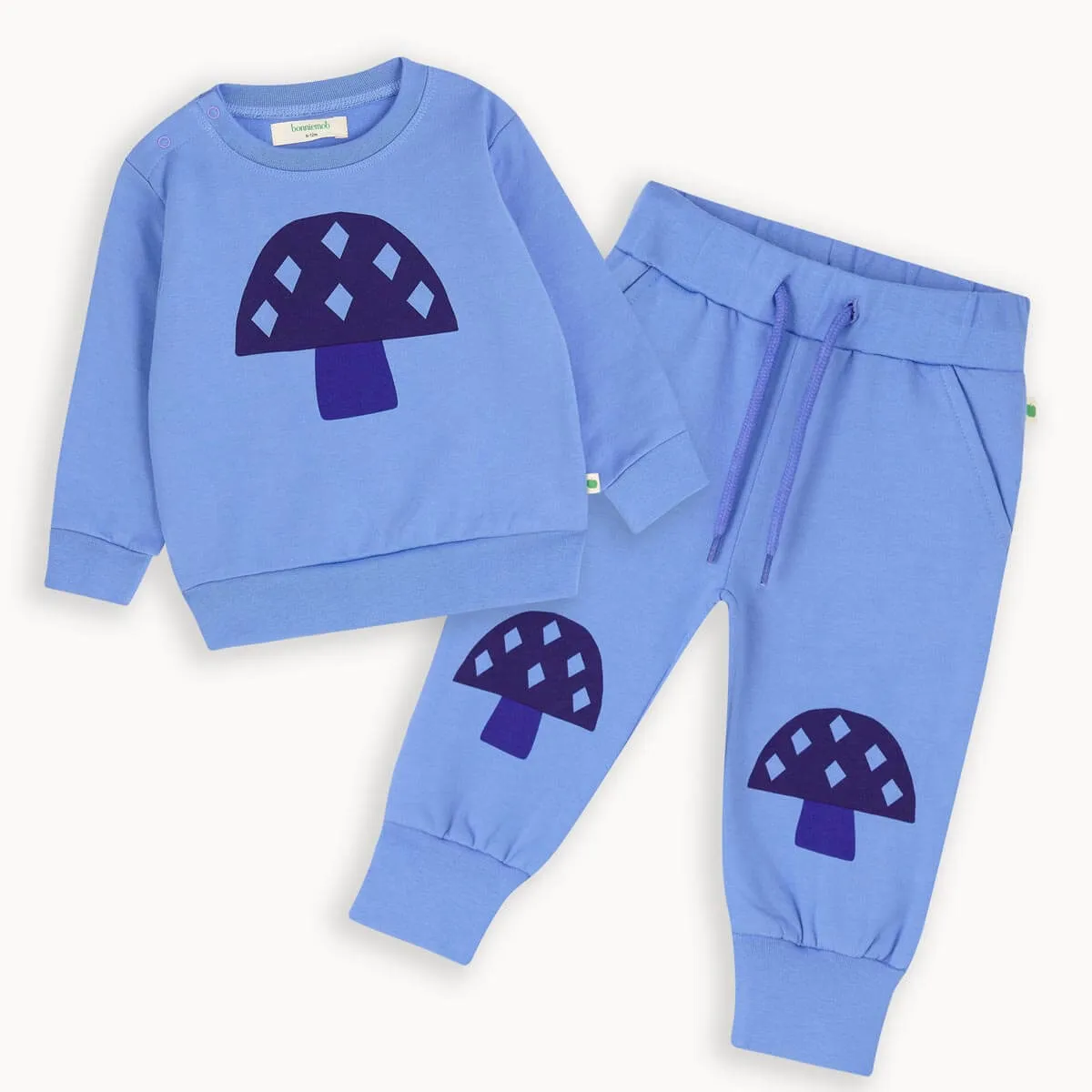 Cosmo & Crumpet Set - Mushroom Sweatshirt & Jogger Set