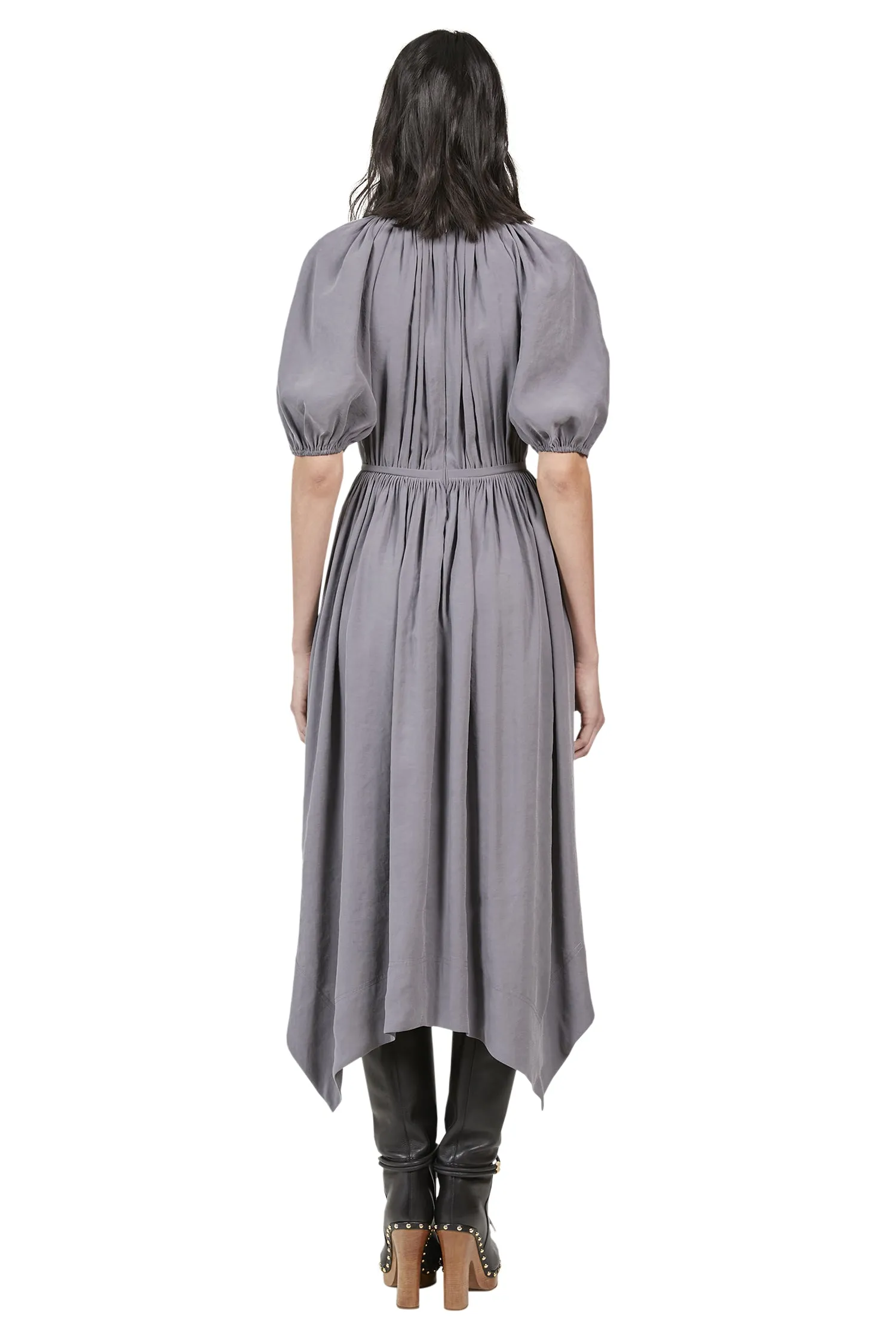 Cybil Dress in Hematite