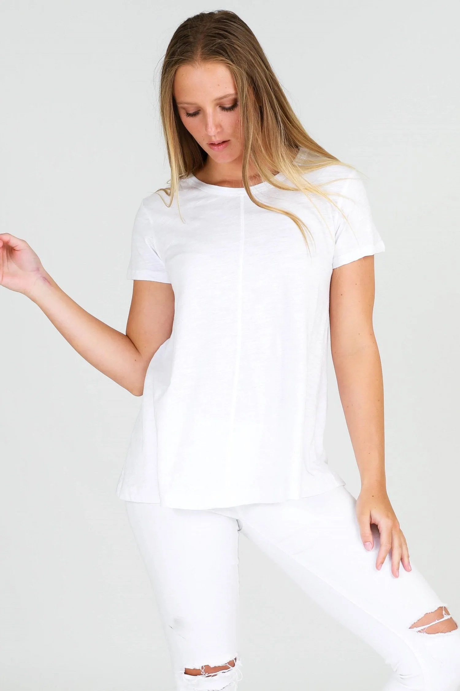 Finley Wide Hem T Shirt
