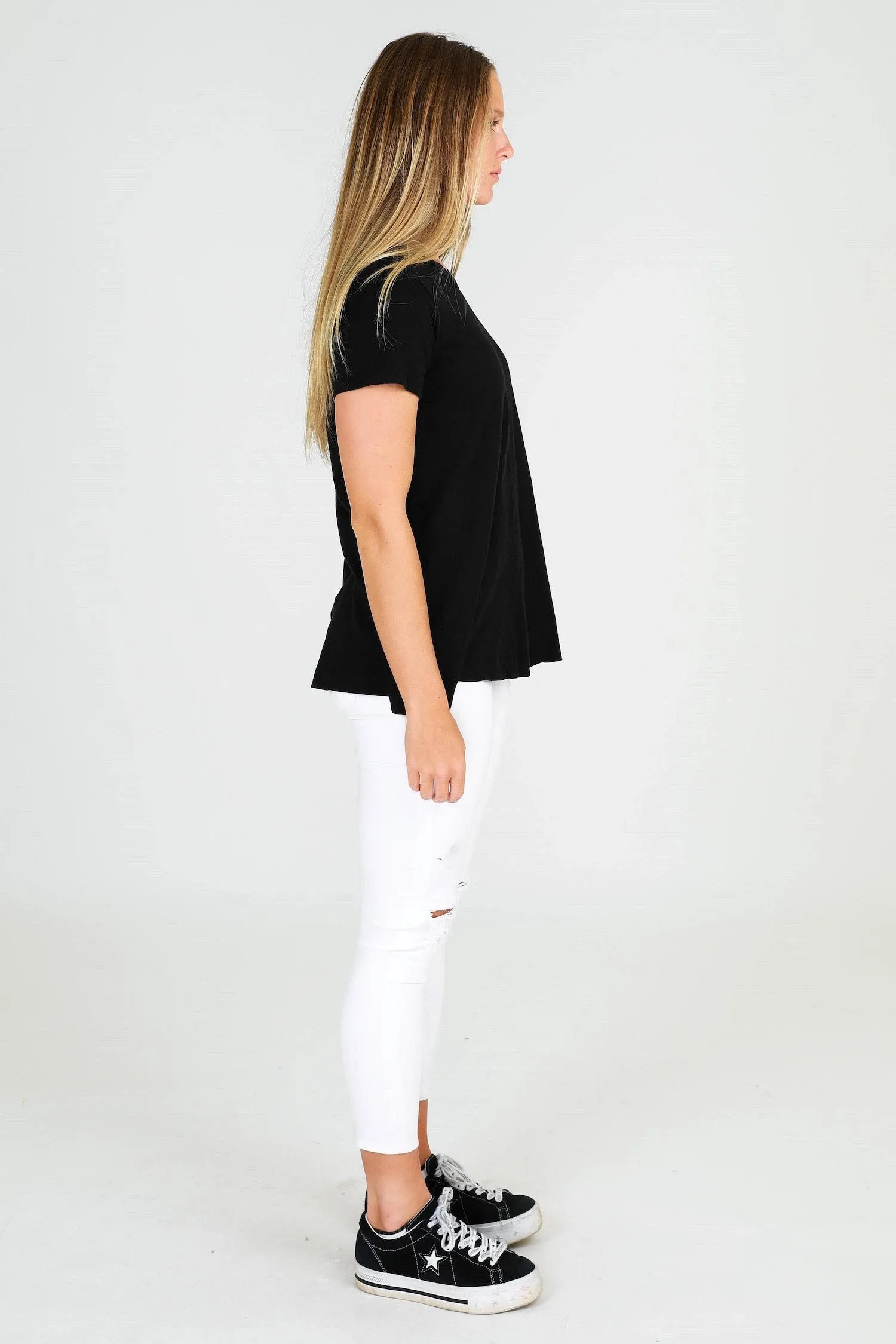 Finley Wide Hem T Shirt