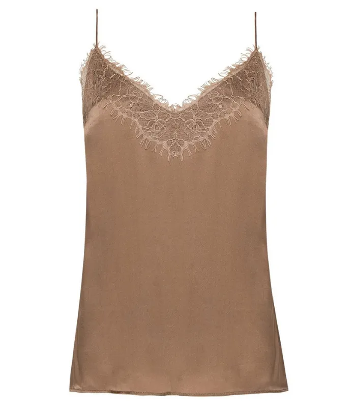 GIRL TALK Silk Satin Camisole by Little Joe Woman