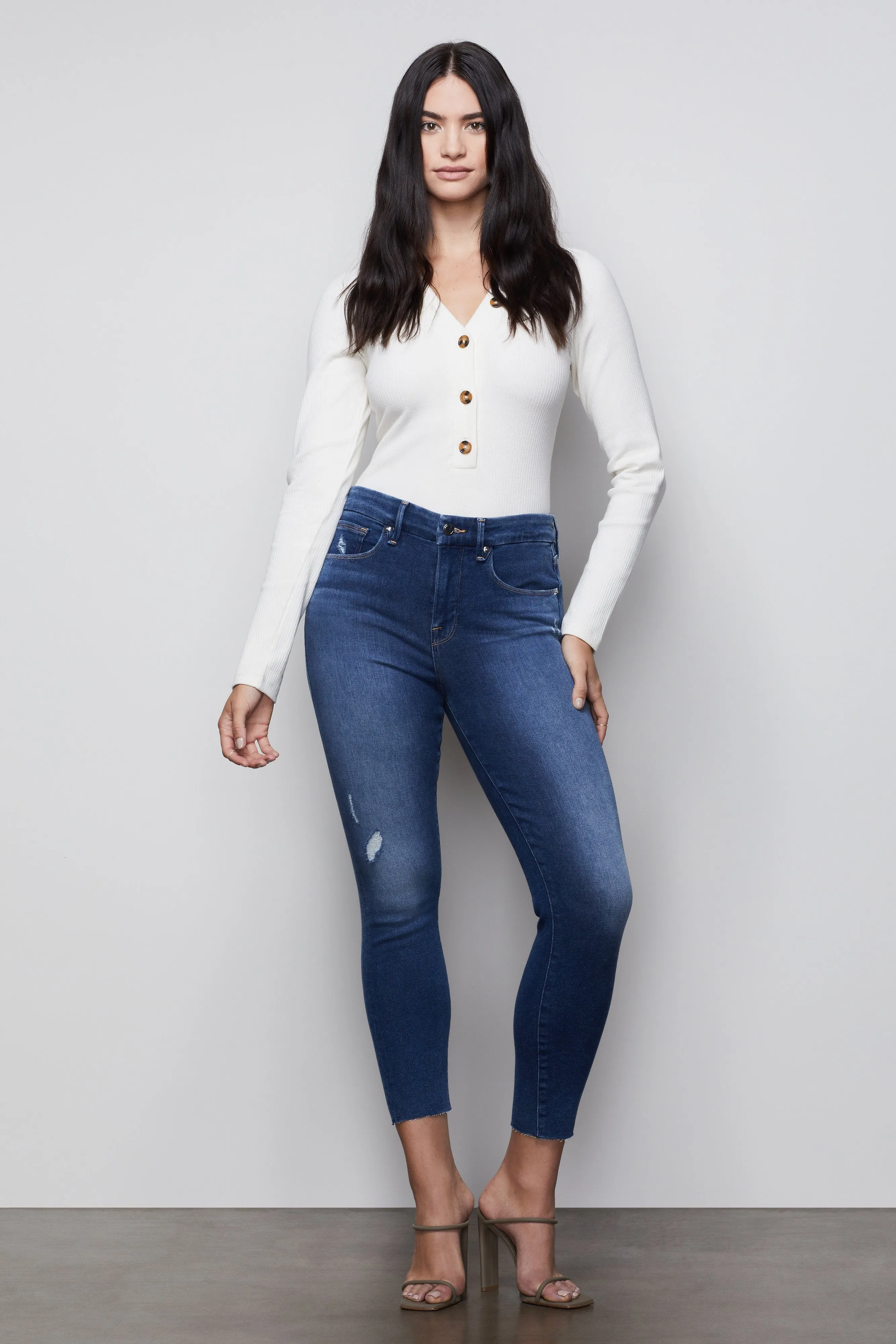 GOOD LEGS CROP | BLUE376