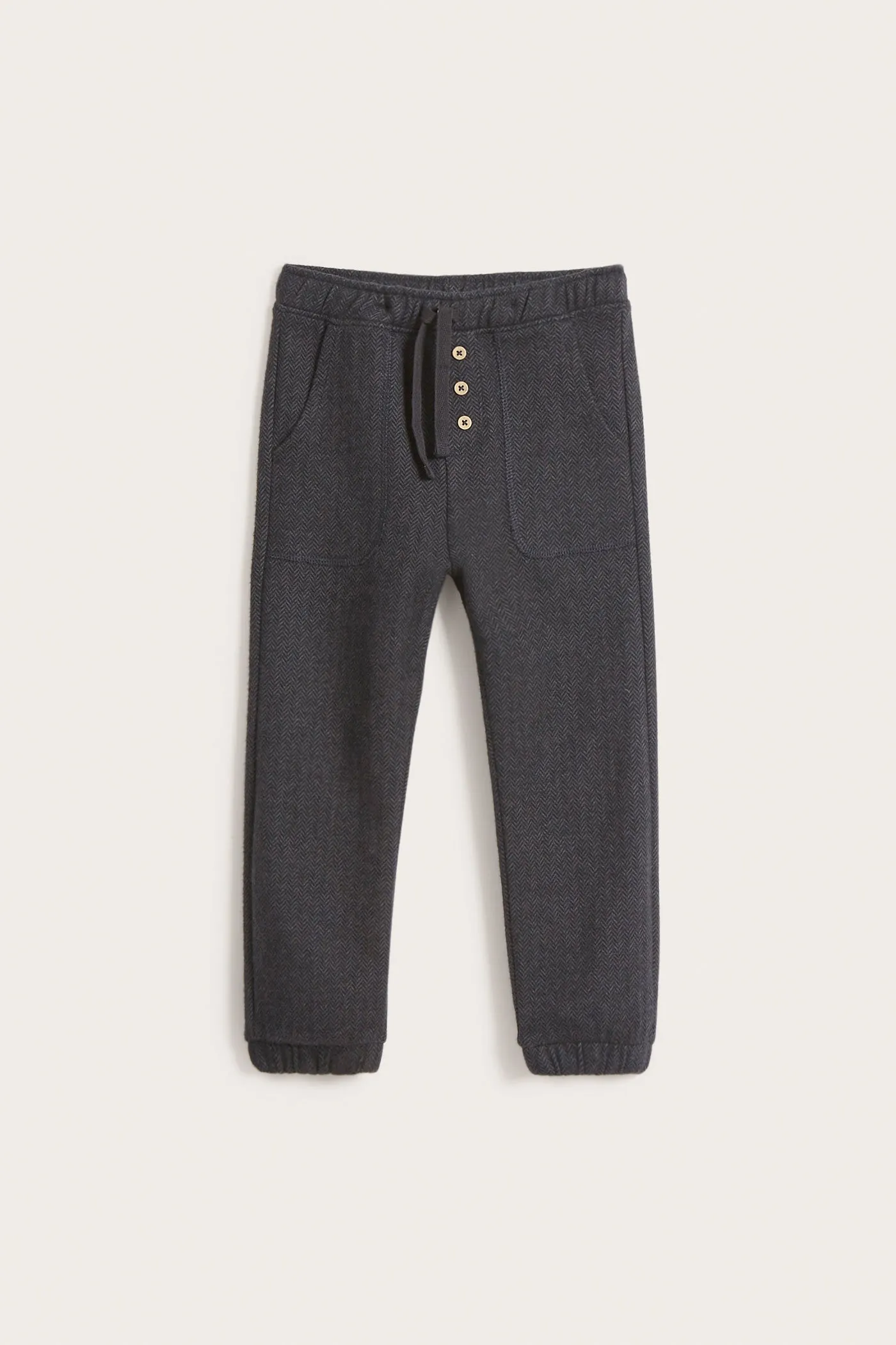 Kids grey pattern jogging trousers