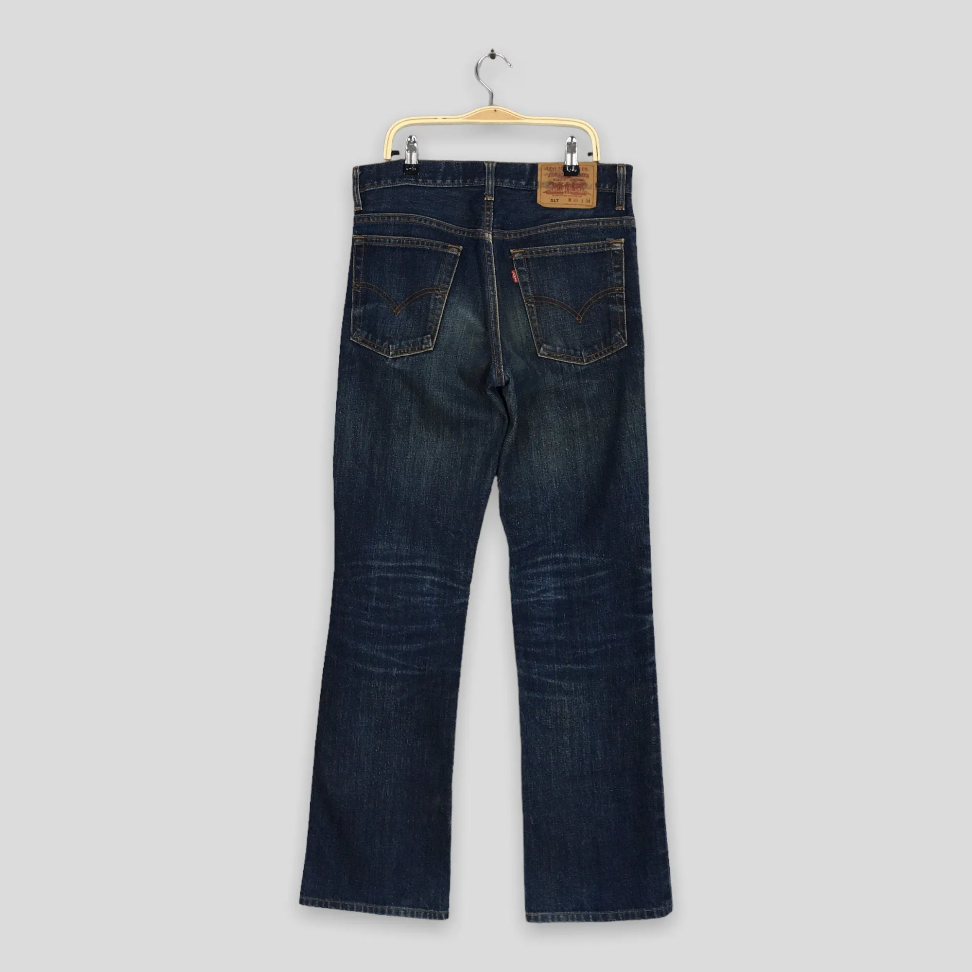 Levi's 517 Flare Bootcut Stonewash Jeans Size 29x31