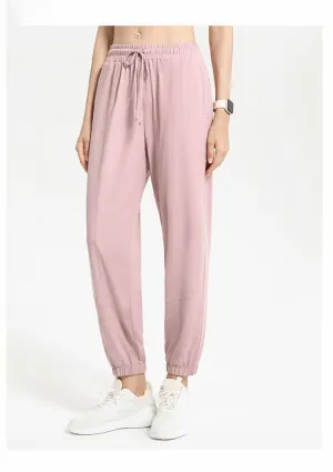 Long Sun Protection Leggings Drawstring Thin Loose