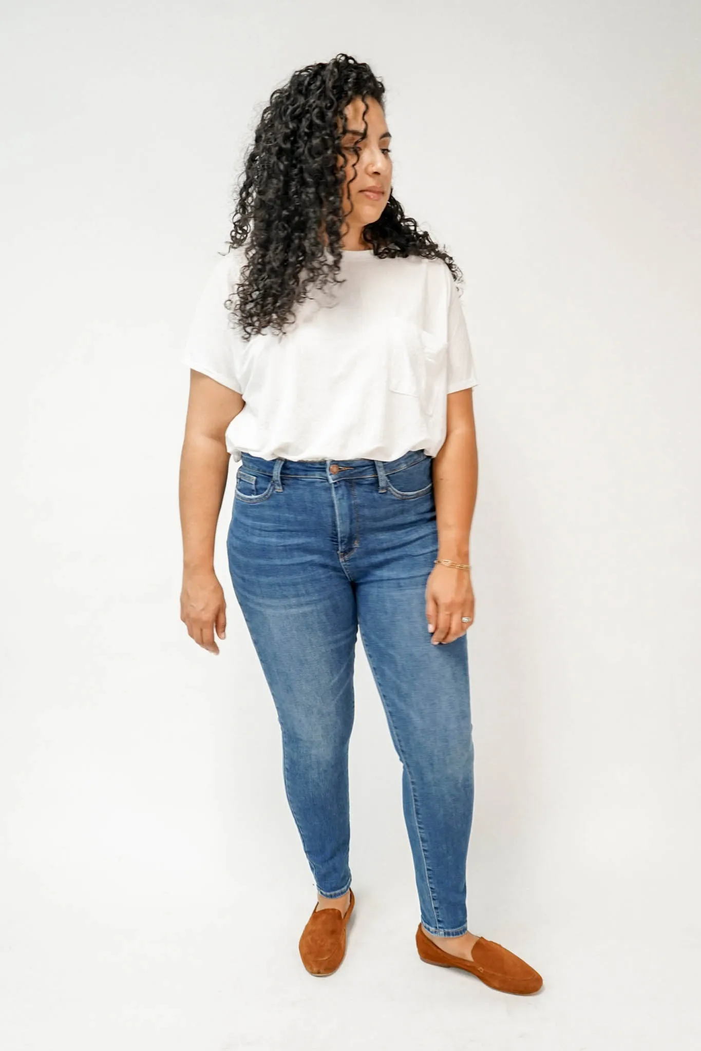 Newberry Skinny Jeans In Medium Wash