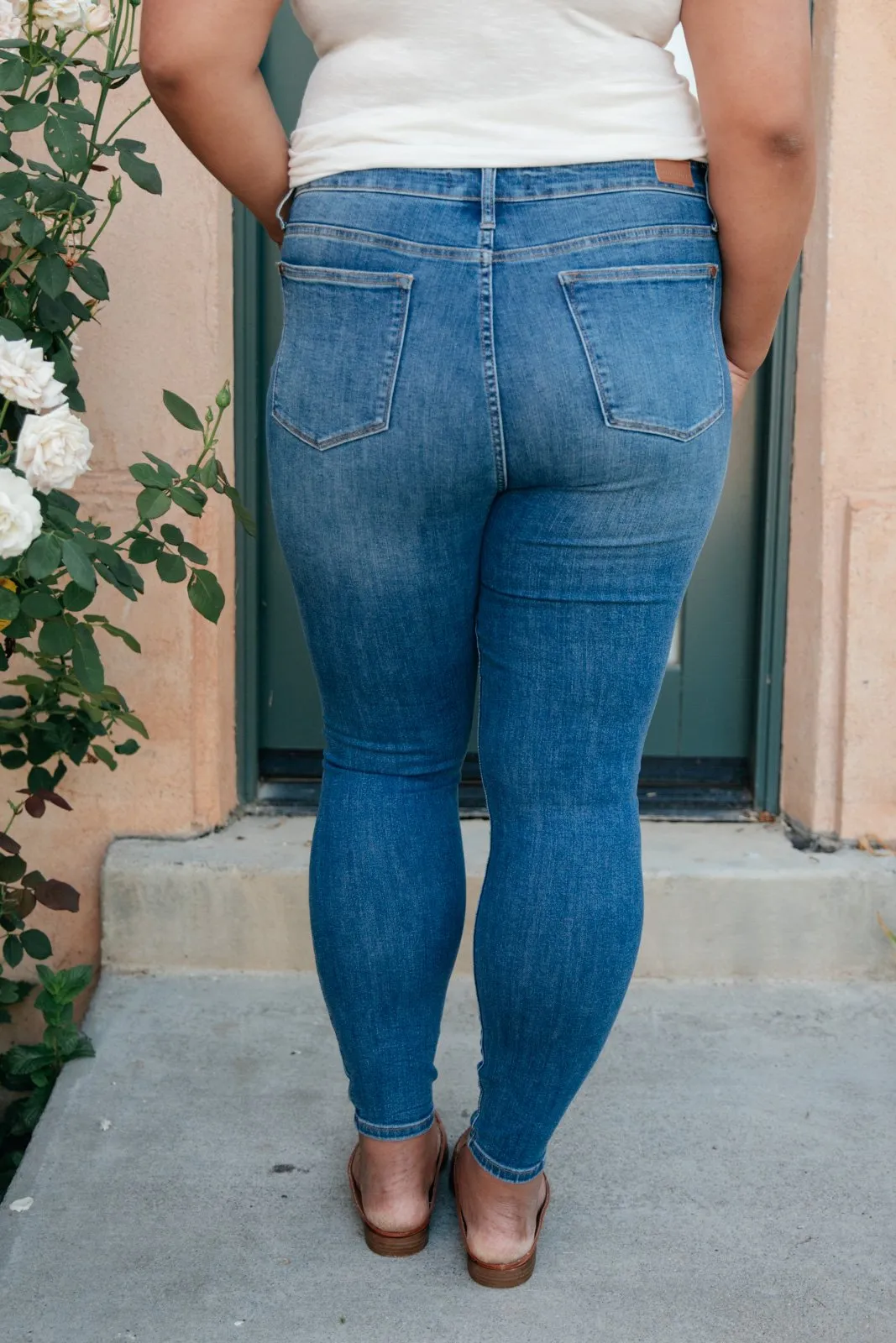 Newberry Skinny Jeans In Medium Wash