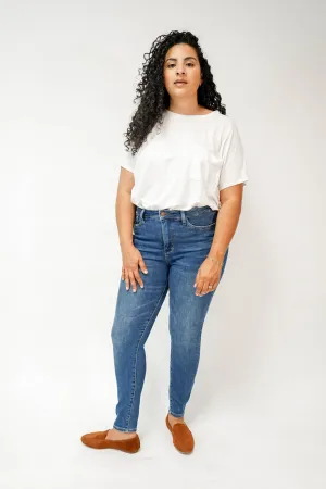 Newberry Skinny Jeans In Medium Wash