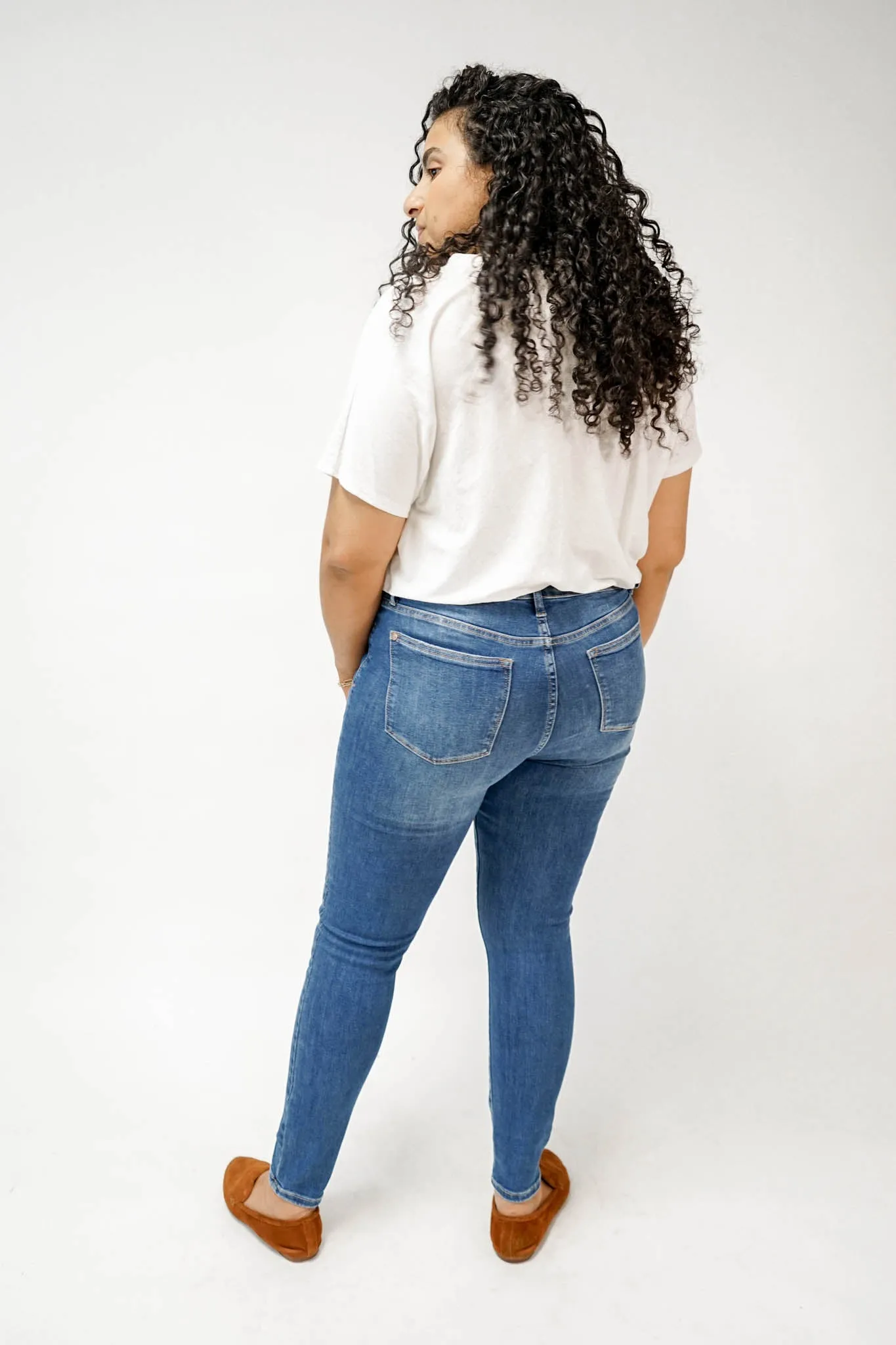 Newberry Skinny Jeans In Medium Wash