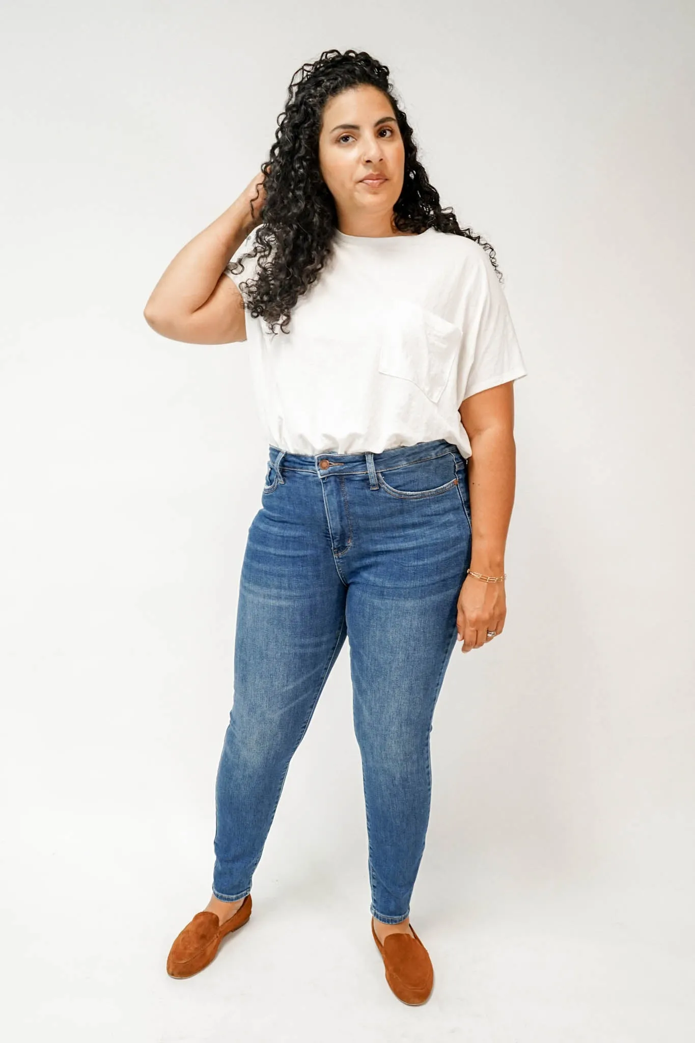 Newberry Skinny Jeans In Medium Wash