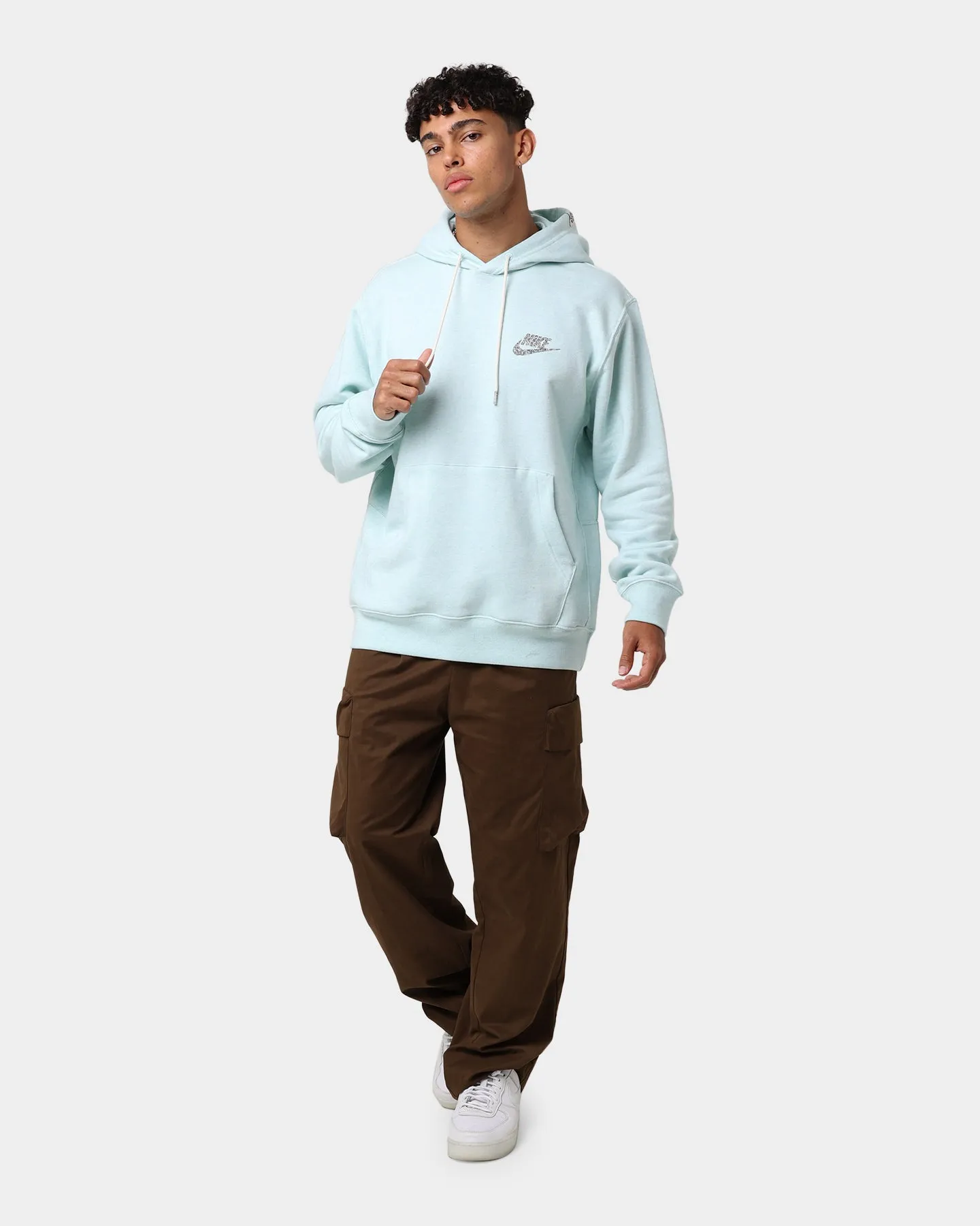 Nike Sportswear Revival Fleece Pullover Hoodie Mint Foam