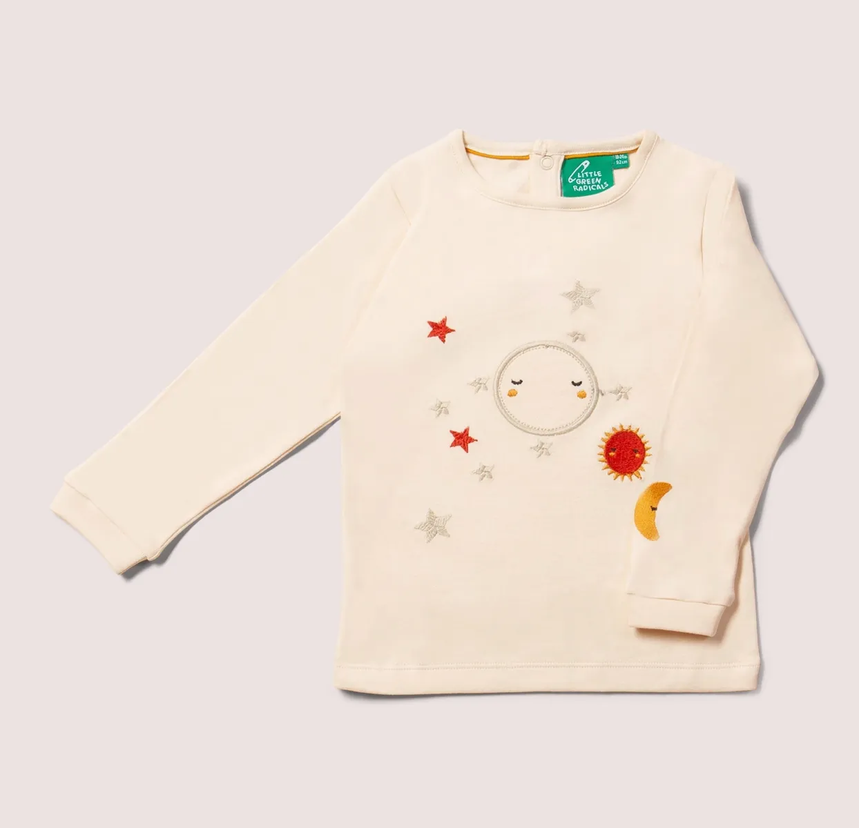 Over the Moon Applique Long Sleeve T-Shirt