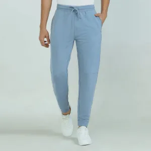 Quest French Terry Cotton-Blend Joggers Ice Blue