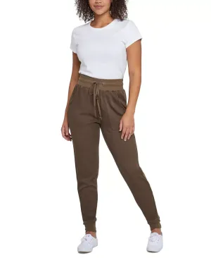 Seven7 Mixed-Media Mid-Rise Joggers