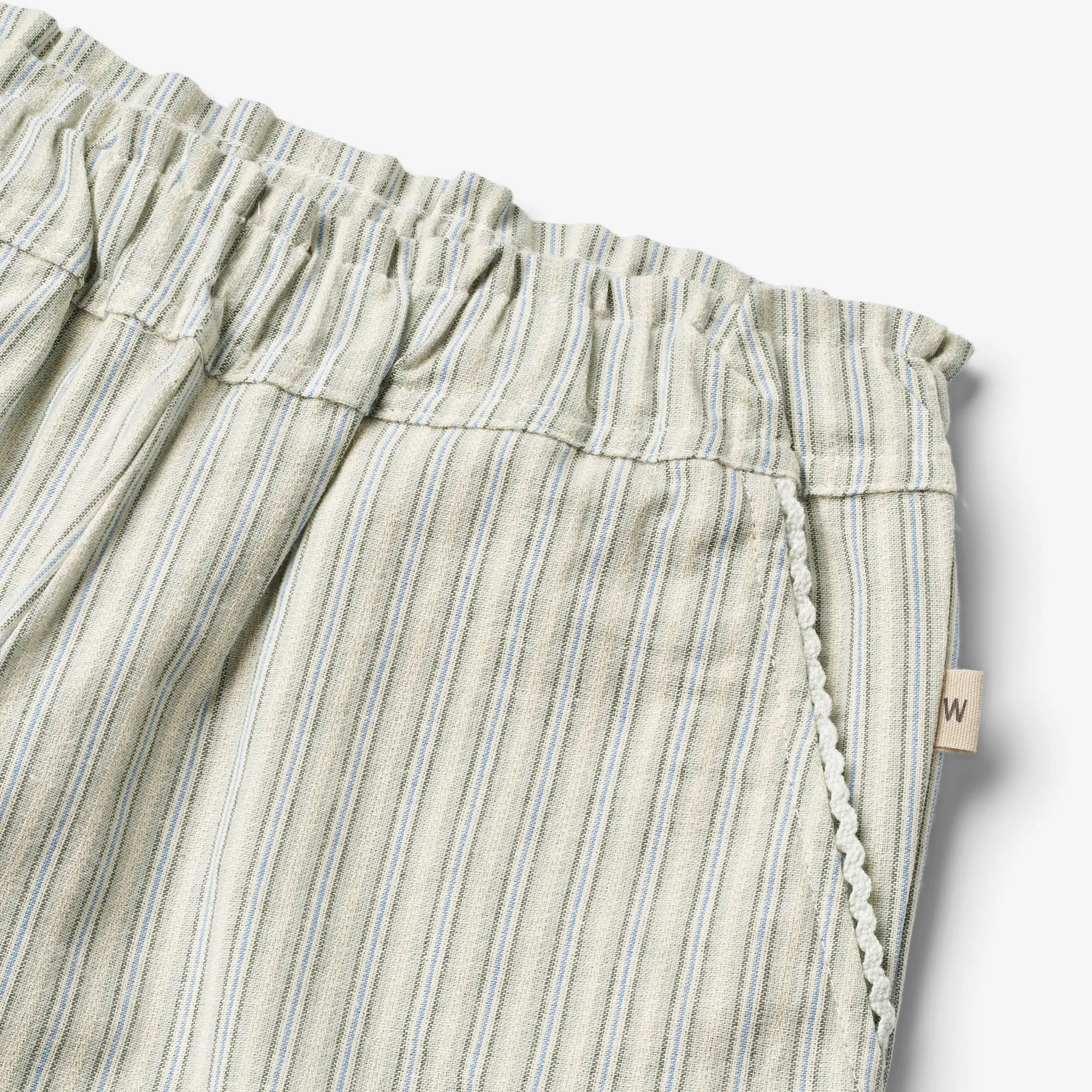 Shorts Edvia - aquablue stripe