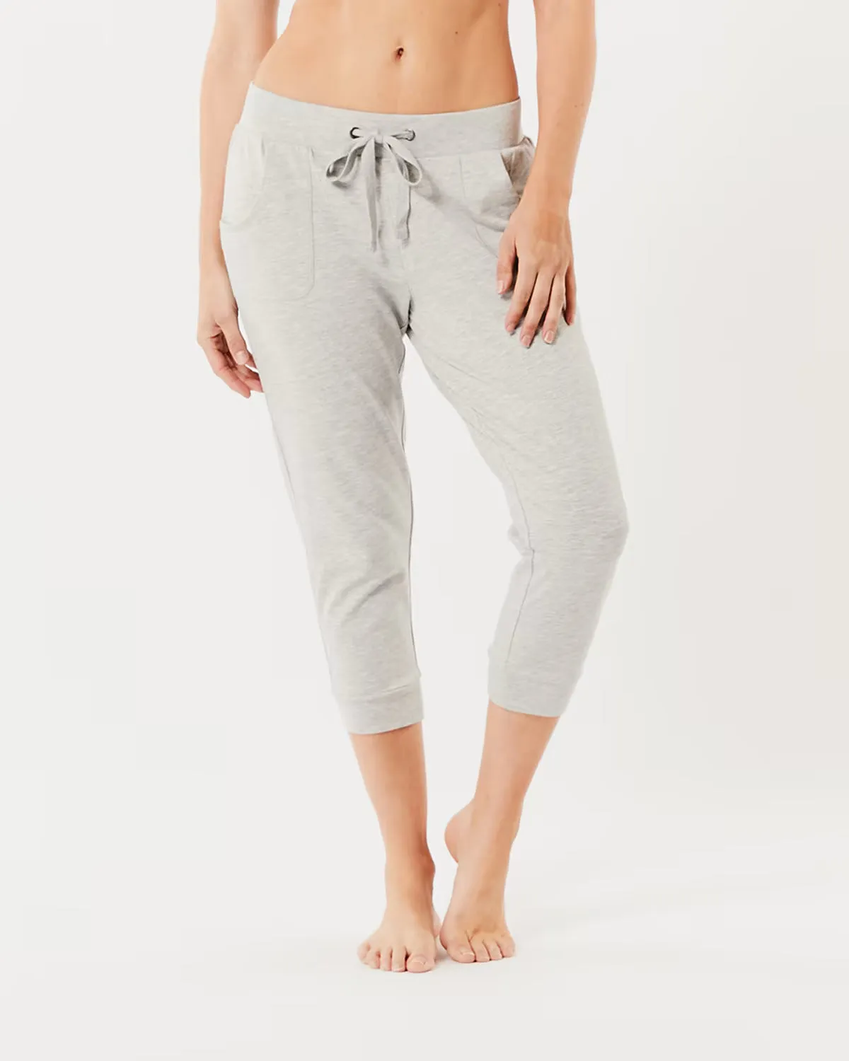 Women's Capri  Length Sweatpants Cropped Jogger Pant