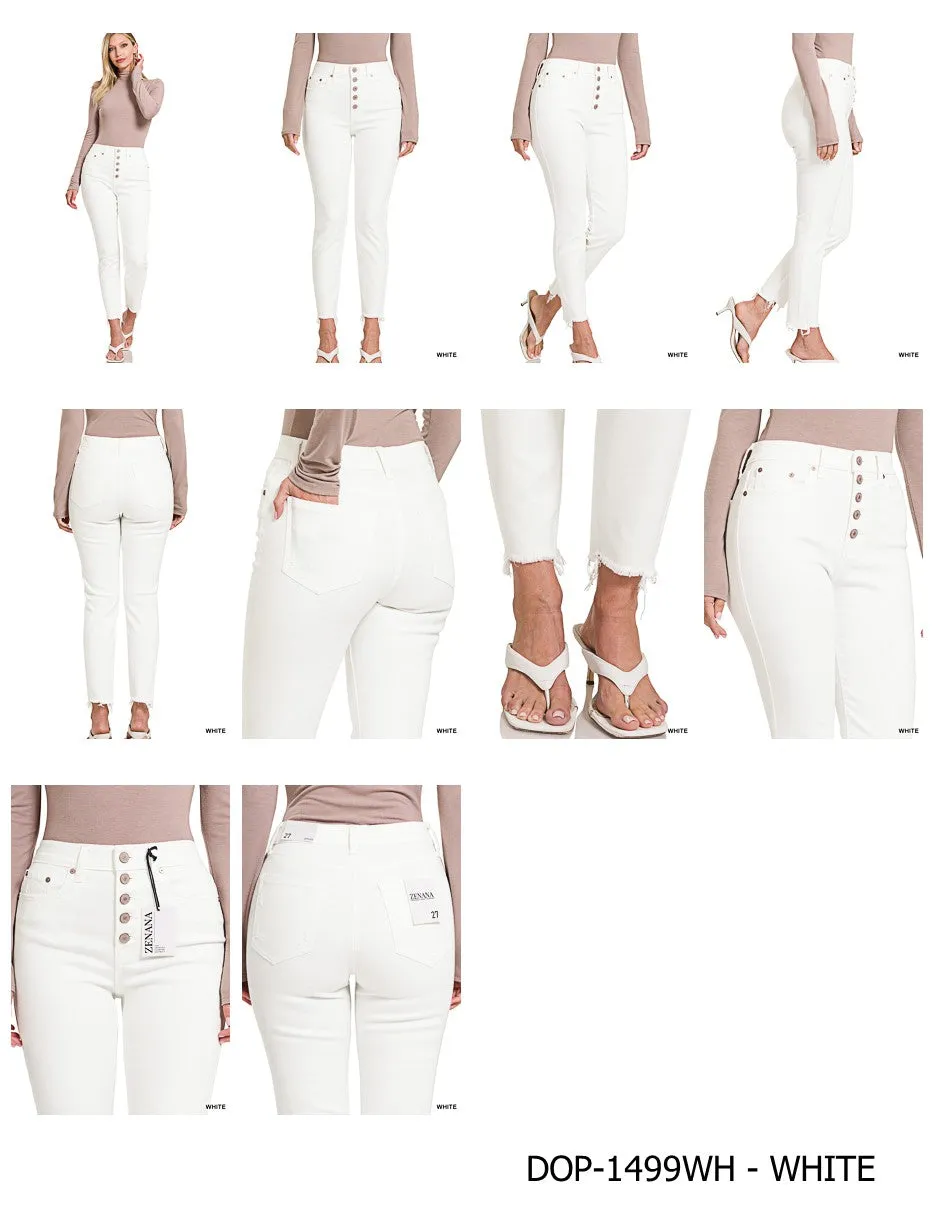 Zenana White Jeans
